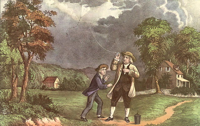 1752: Franklin proved that lightning is a form of electricity