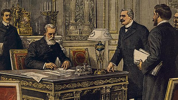 Armistice is signed between the U.S. and Spain