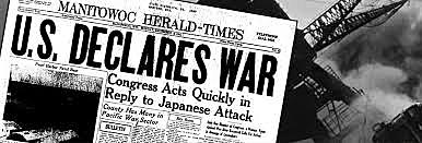 WWII begins for the United States