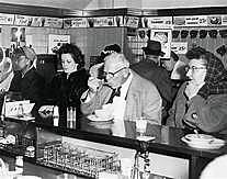 Sit-in at WoolWorth's lunch counter