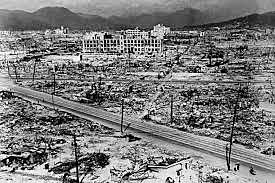 Atomic bomb drops on Hiroshima