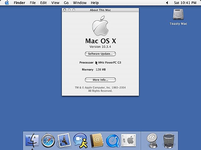 Mac OS X 10.3