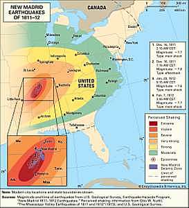 New Madrid earthquake