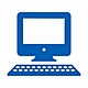 Ícono computadora   internet