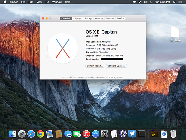 Mac OS X 10.11 "El Capitán"