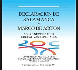 La Conferencia Mundial sobre Necesidades Educativas Especiales (Salamanca)