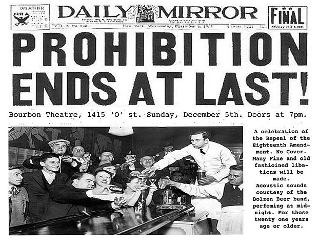 18th Amendment (Prohibition)