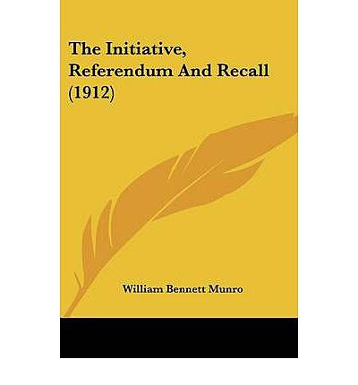 Initiative, Referendum, Recall