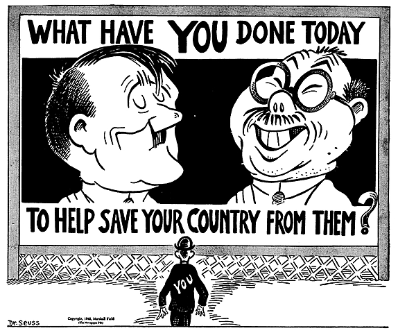 Dr Seuss in my High School Library