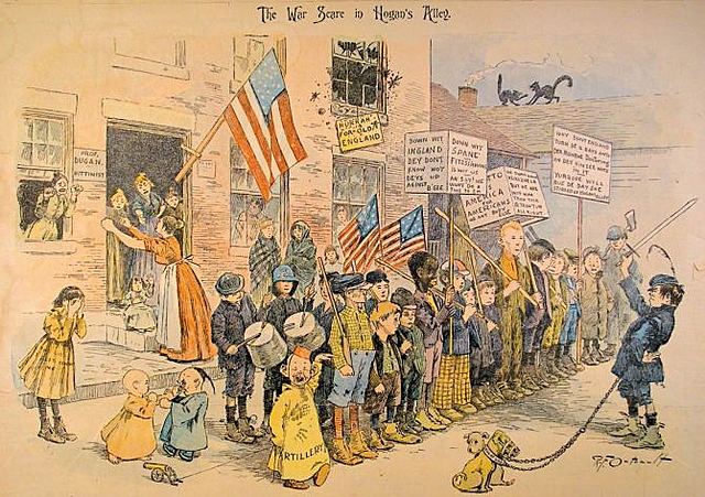 Tira cómica ( El niño amarillo)