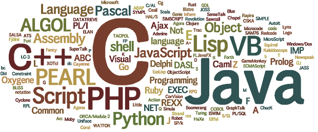 Aparecen más lenguajes de programación