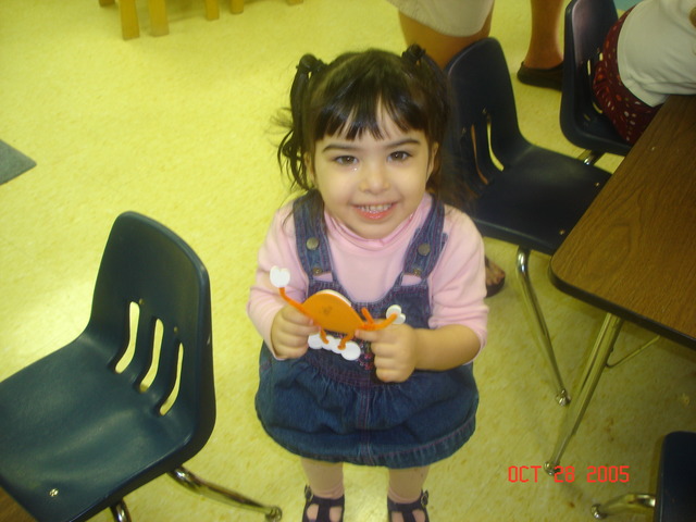 Dalia's first day of pre-school