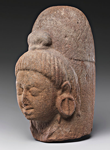 Linga with face of Shiva