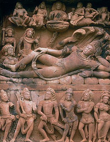 Vishnu Reclining on the Serpent Anata