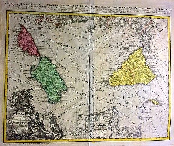 I romani occupano la sardegna, Sicilia e Corsica