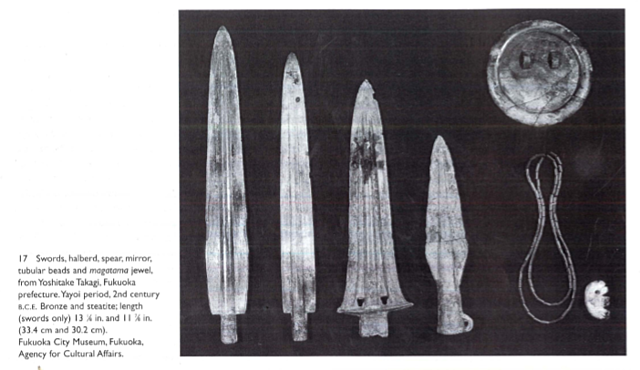 Sword, Spear, Mirror and Magatama Jewels