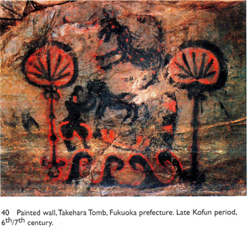 Wall painting in Takehara Tomb