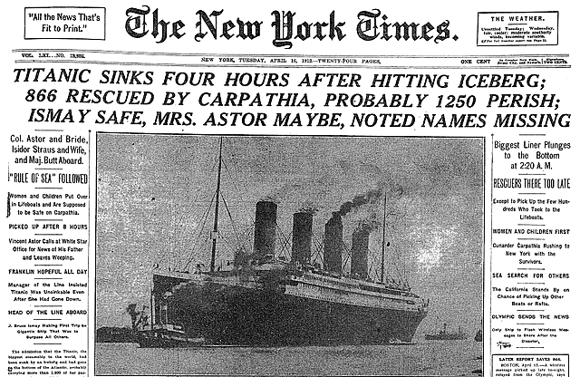 Hundimiento del Titánic