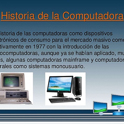Timeline: historia del la computadora