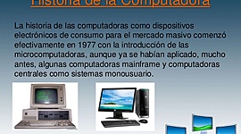 Timeline: historia del la computadora
