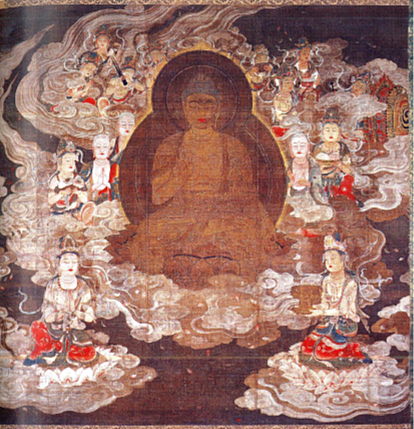 Amida Raigo Triptych