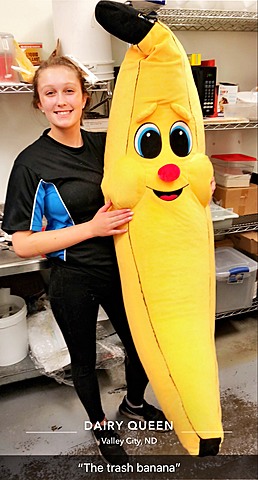 Oh what this banana has been through