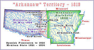 The territory of Arkansas is established.