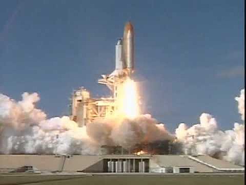 The Space Shuttle Columbia is Launched