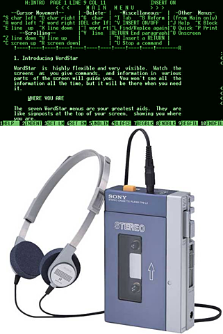 Procesador de Texto y Musica Portatil.