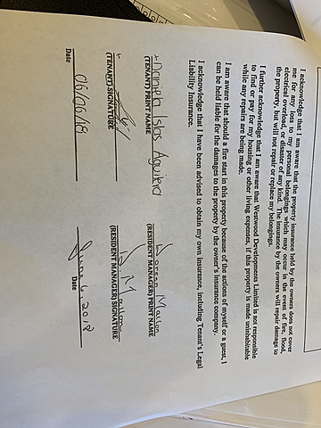 #12 Contract change to my name in GLADSTONE