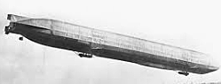 First Zeppelin bombing