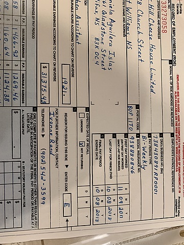 #16 Ivonne Send Récord of employment