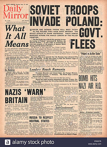 Soviet Union invades Poland
