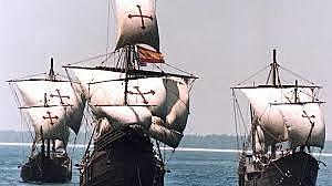 La expedición parte del Puerto de Palos hacia “Las Indias”.