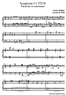 1 Sinfonia de Gustav Mahler