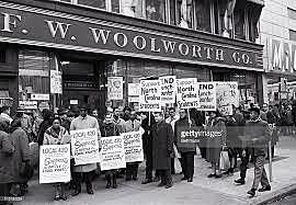 Sit in at Woolworth lunch counter