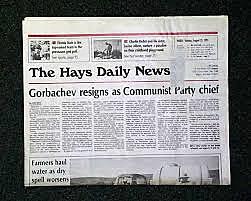 Gorbachev resigned 25th December 1991