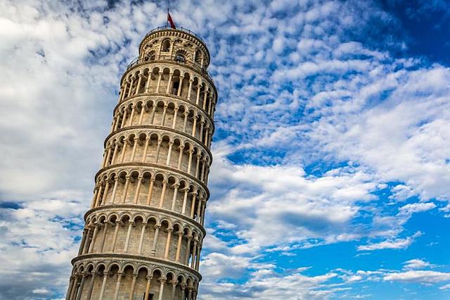 Galileo's experiment at the Leaning Tower of Pisa