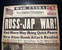 Russia declares war on Japan