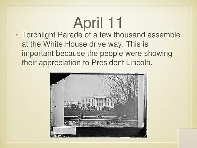 The Torchlight Parade.