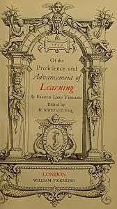 Francis Bacon publishes The Advancement of Learning
