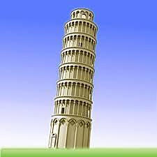 Galileo's experiment at the Leaning Tower of Pisa