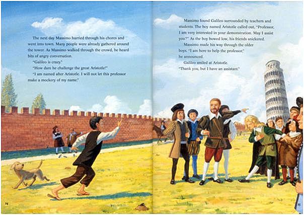 Galileo's experiment at the Leaning Tower of Pisa