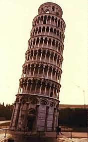 Galileo's experiment at the Leaning Tower of Pisa