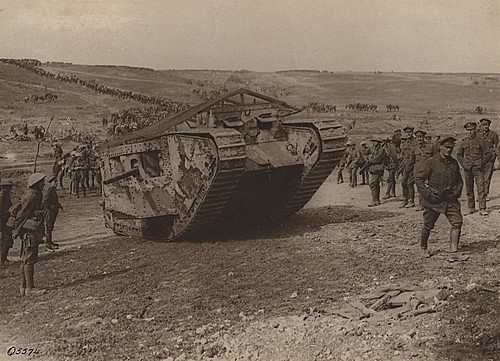 First Tank Usage in War