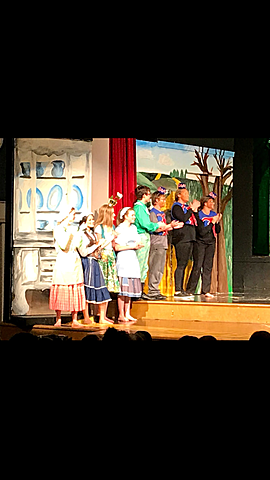 I was in the high school play