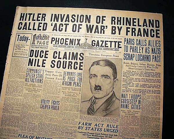 Hitler remilitarisation