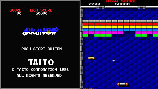 Pacman, Tetris y Arkanoid