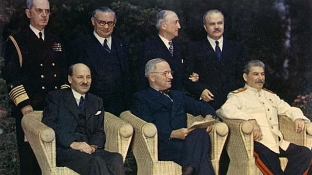 Planned for end of WW2 (Potsdam Conference)