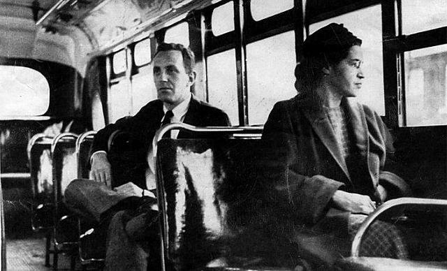 Rosa Parks no cede su asiento